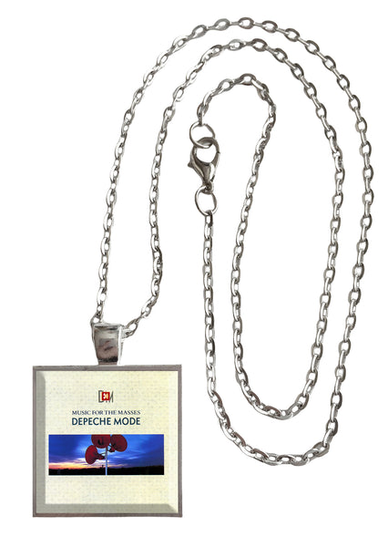 Depeche Mode - Music for the Masses- Album Cover Art Pendant Necklace