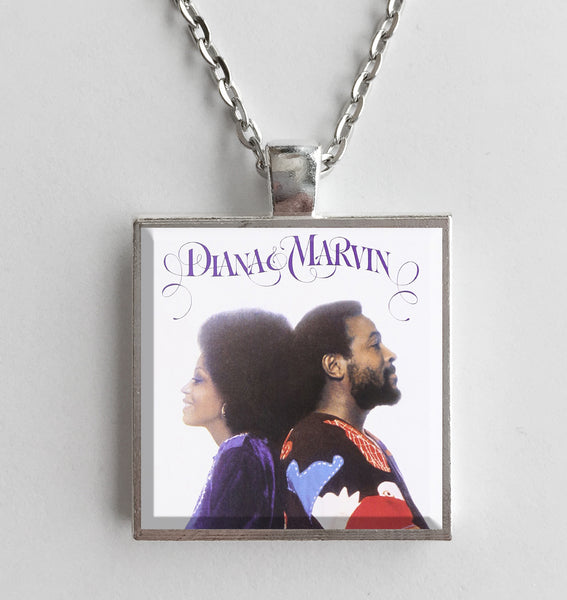 Diana Ross and Marvin Gaye - Diana & Marvin - Album Cover Art Pendant Necklace