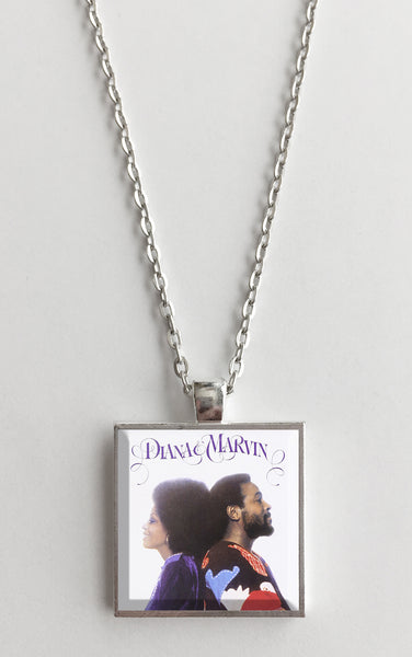 Diana Ross and Marvin Gaye - Diana & Marvin - Album Cover Art Pendant Necklace