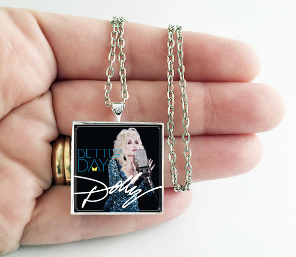 Dolly Parton - Better Day - Album Cover Art Pendant Necklace - Hollee