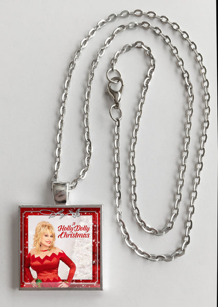Dolly Parton - A Holly Dolly Christmas - Album Cover Art Pendant Necklace