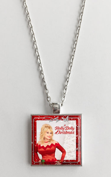 Dolly Parton - A Holly Dolly Christmas - Album Cover Art Pendant Necklace