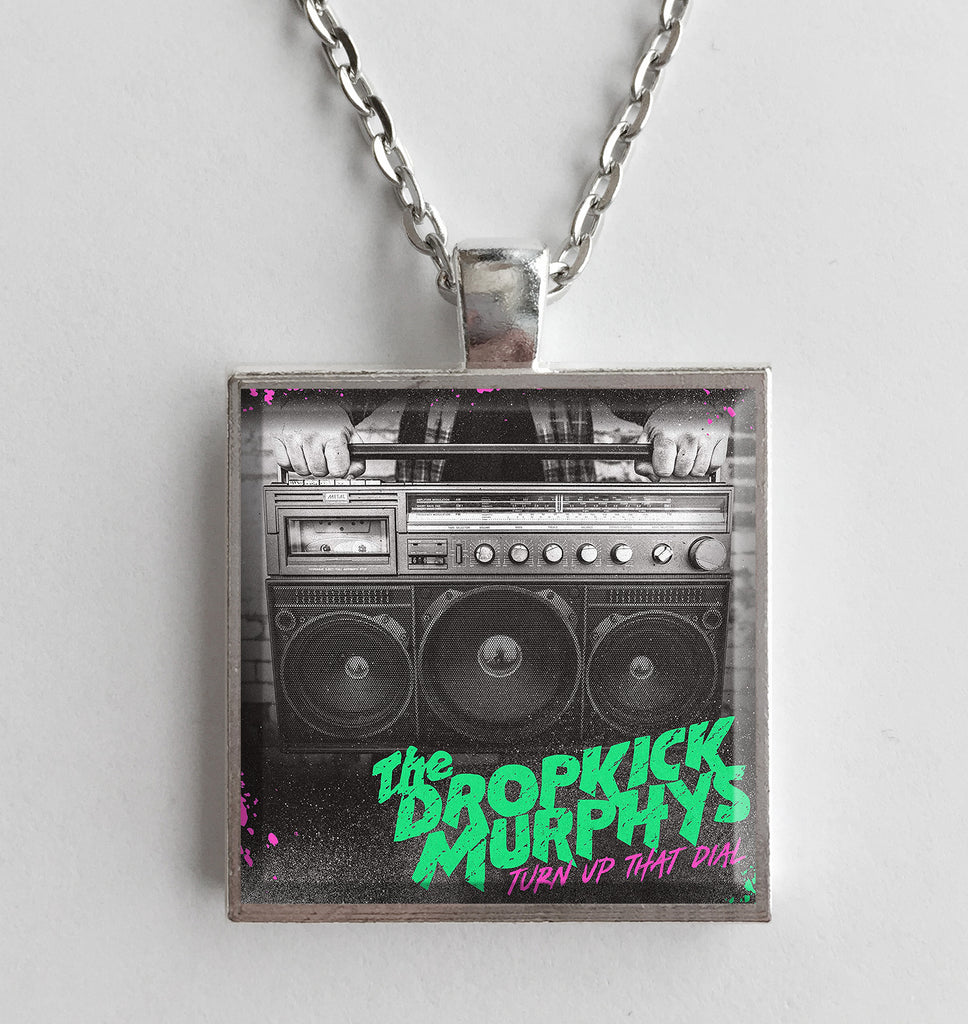 The Dropkick Murphys - Turn Up That Dial - Album Cover Art Pendant Necklace