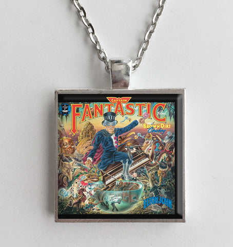 Elton John - Captain Fantastic - Album Cover Art Pendant Necklace - Hollee