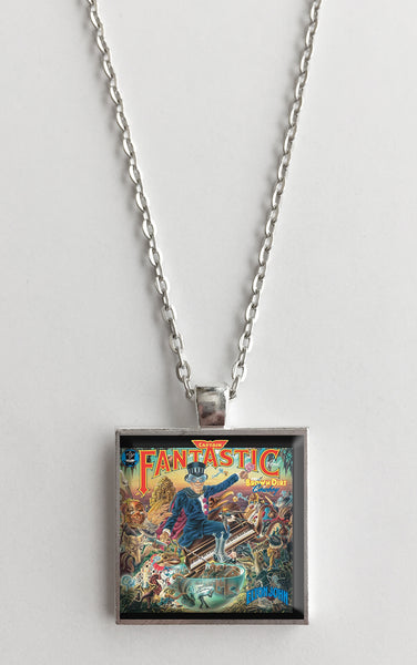 Elton John - Captain Fantastic - Album Cover Art Pendant Necklace - Hollee