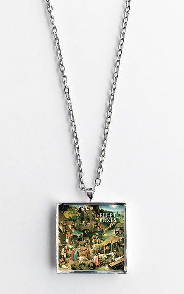 Fleet Foxes - Self Titled - Album Cover Art Pendant Necklace - Hollee
