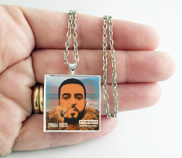 French Montana - Jungle Rules - Album Cover Art Pendant Necklace - Hollee