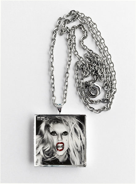 Lady Gaga - Born This Way - Album Cover Art Pendant Necklace - Hollee