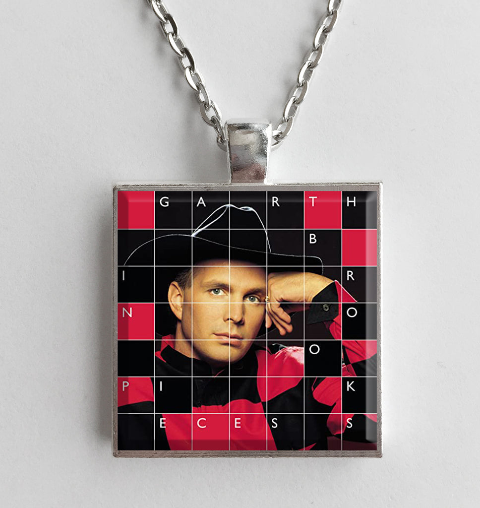 Garth Brooks - In Pieces - Album Cover Art Pendant Necklace
