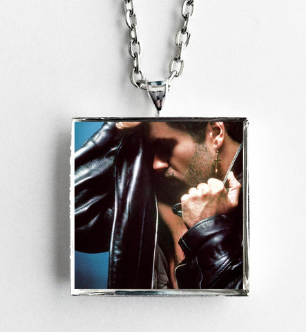 George Michael - Faith - Album Cover Art Pendant Necklace - Hollee