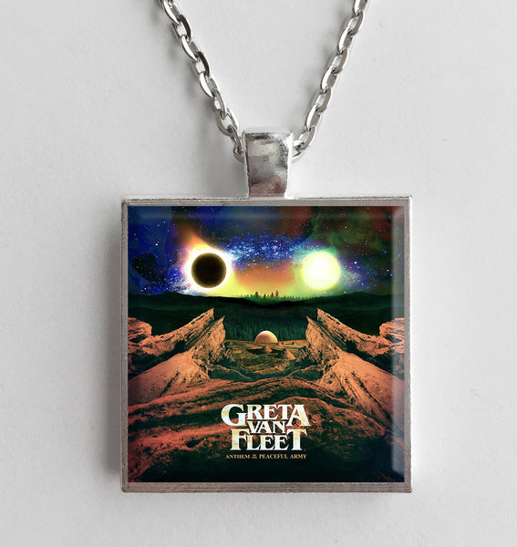 Greta Van Fleet - Anthem of the Peaceful Army - Album Cover Art Pendant Necklace - Hollee