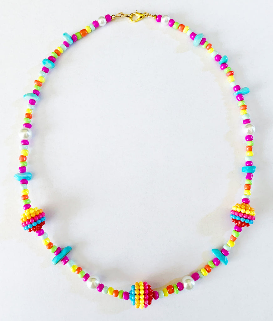 The Pretty Polly Beaded Necklace