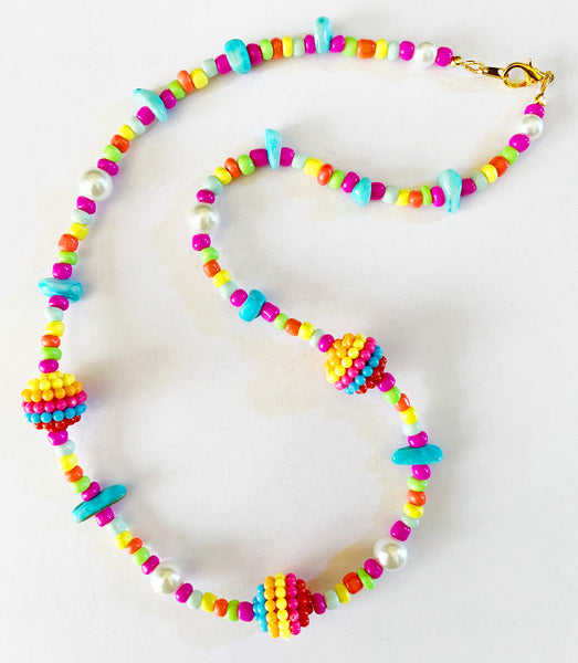 The Pretty Polly Beaded Necklace