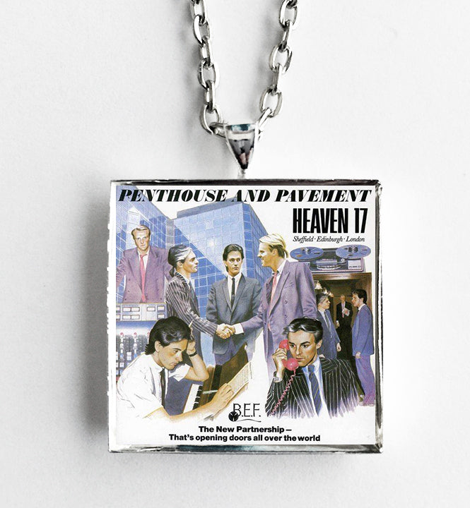 Heaven 17 - Penthouse and Pavement - Album Cover Art Pendant Necklace - Hollee