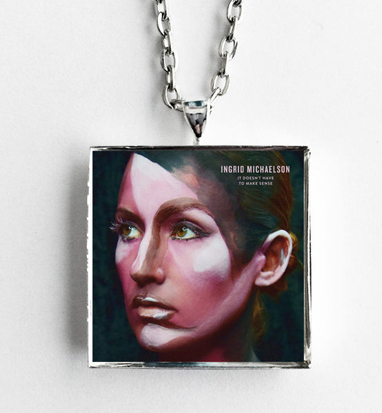 Ingrid Michaelson - It Doesn't Have to Make Sense - Album Cover Art Pendant Necklace - Hollee