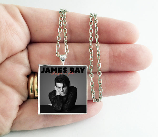 James Bay - Electric Light - Album Cover Art Pendant Necklace - Hollee