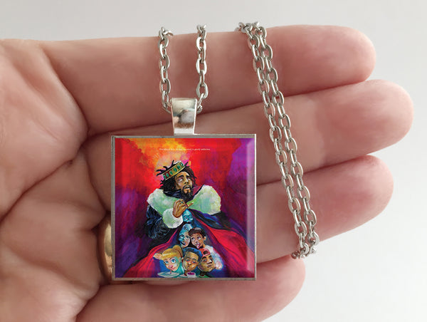 J. Cole - KOD - Album Cover Art Pendant Necklace - Hollee