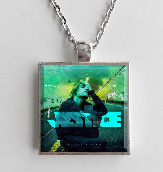 Justin Bieber - Justice - Album Cover Art Pendant Necklace