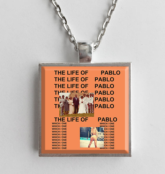 Kanye West - Life of Pablo - Album Cover Art Pendant Necklace