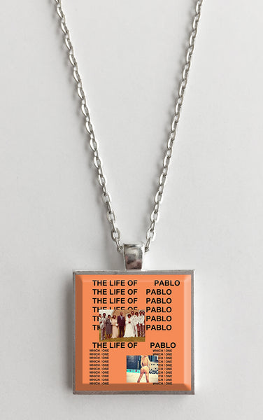 Kanye West - Life of Pablo - Album Cover Art Pendant Necklace