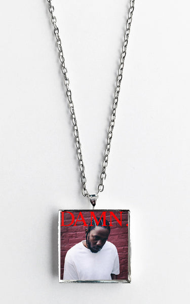 Kendrick Lamar - Damn - Album Cover Art Pendant Necklace - Hollee