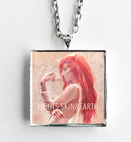 Lights - Skin & Earth - Album Cover Art Pendant Necklace - Hollee