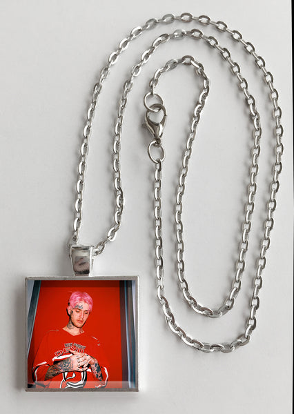 Lil Peep - Hellboy - Album Cover Art Pendant Necklace
