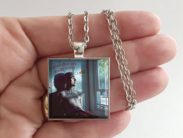 Lil Peep - Come Over When You're Sober - Album Cover Art Pendant Necklace - Hollee