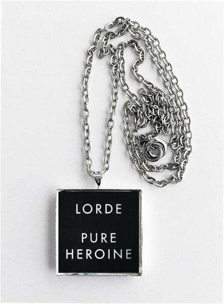 Lorde - Pure Heroine - Album Cover Art Pendant Necklace - Hollee