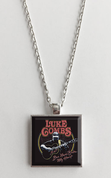 Luke Combs - Beer Never Broke My Heart - Album Cover Art Pendant Necklace - Hollee