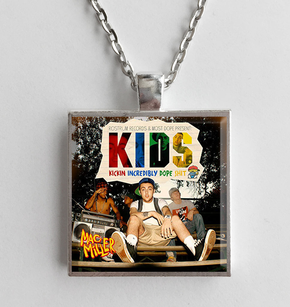 Mac Miller - KIDS - Album Cover Art Pendant Necklace - Hollee
