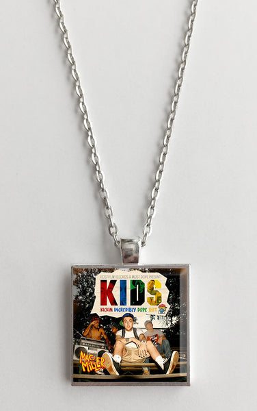 Mac Miller - KIDS - Album Cover Art Pendant Necklace - Hollee