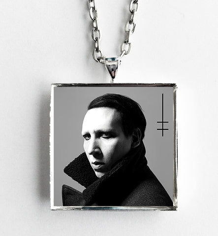 Marilyn Manson - Heaven Upside Down - Album Cover Art Pendant Necklace - Hollee