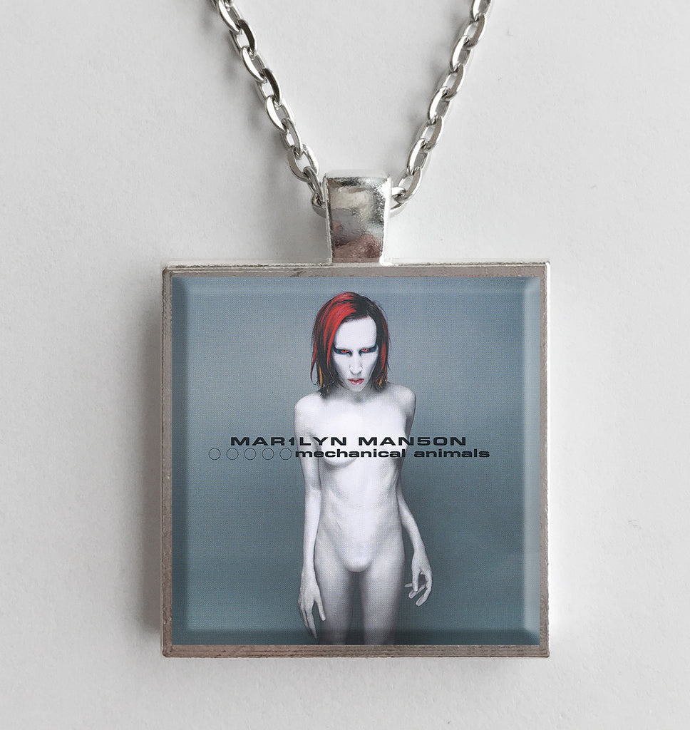 Marilyn Manson - Mechanical Animals - Album Cover Art Pendant Necklace