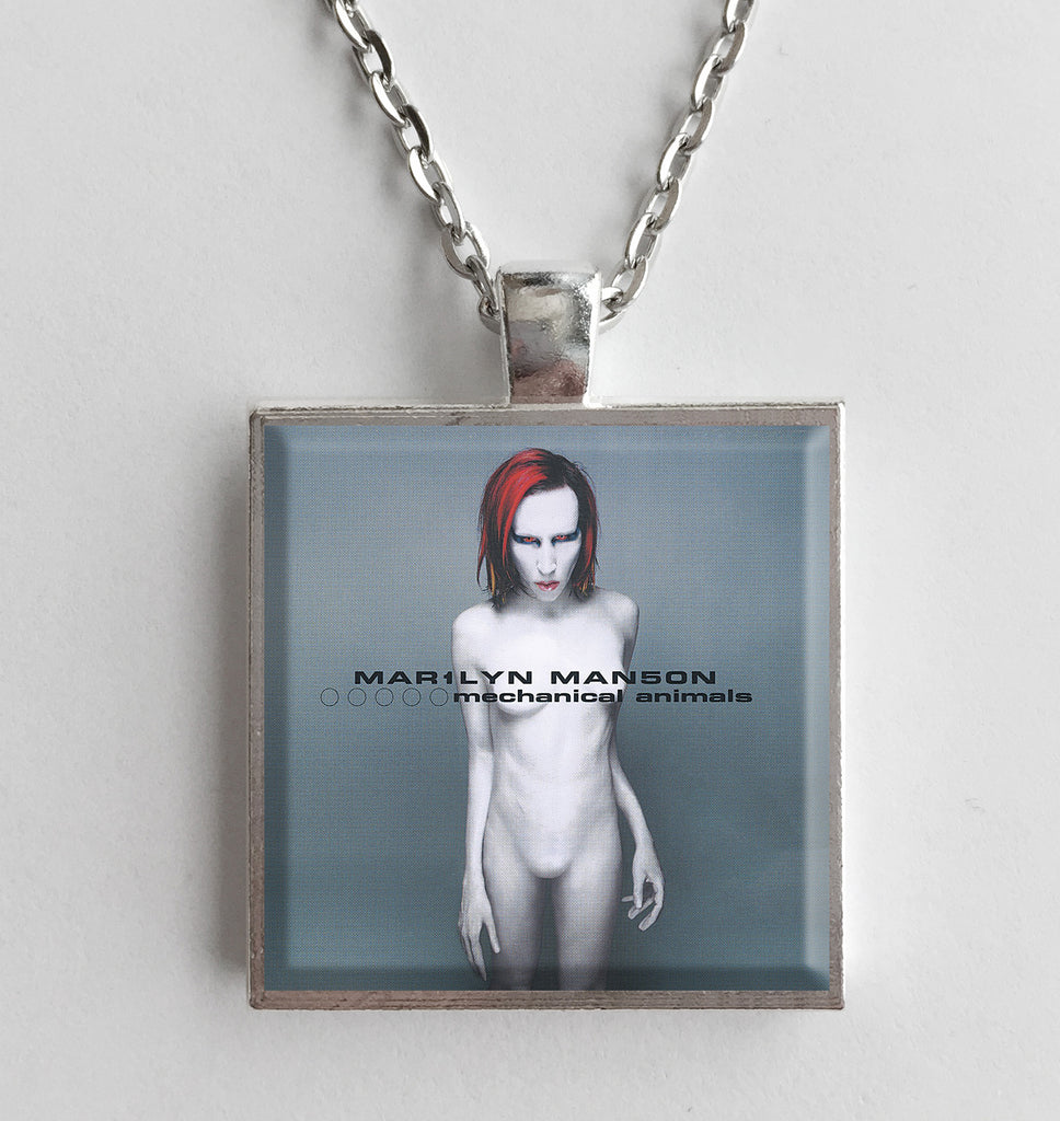 Marilyn Manson - Mechanical Animals - Album Cover Art Pendant Necklace - Hollee
