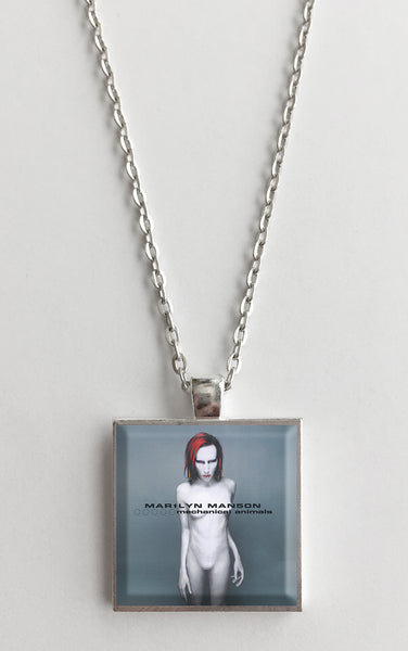 Marilyn Manson - Mechanical Animals - Album Cover Art Pendant Necklace - Hollee