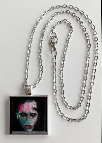 Marilyn Manson - We Are Chaos - Album Cover Art Pendant Necklace