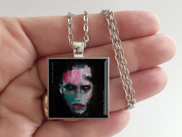 Marilyn Manson - We Are Chaos - Album Cover Art Pendant Necklace