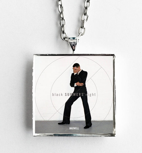Maxwell - blackSUMMERS'night - Album Cover Art Pendant Necklace - Hollee