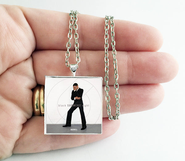 Maxwell - blackSUMMERS'night - Album Cover Art Pendant Necklace - Hollee