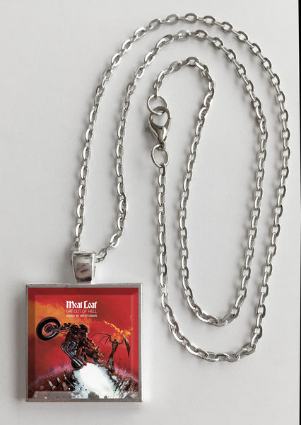 Meat Loaf - Bat Out of Hell - Album Cover Art Pendant Necklace