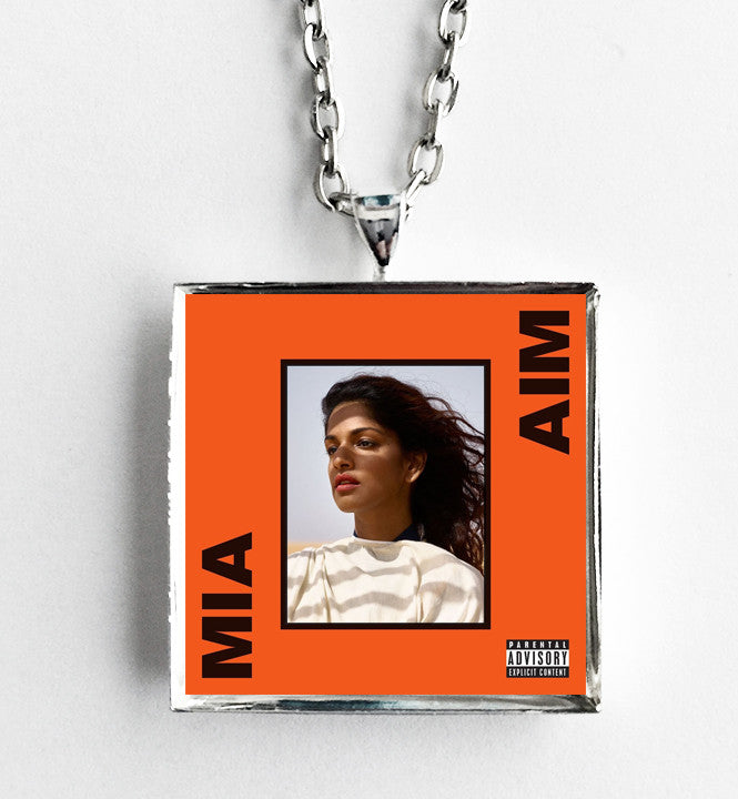 M.I.A. - Aim - Album Cover Art Pendant Necklace - Hollee