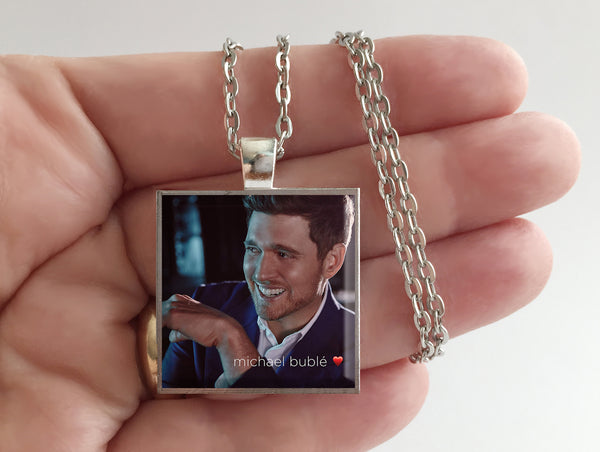 Michael Buble - Love - Album Cover Art Pendant Necklace - Hollee