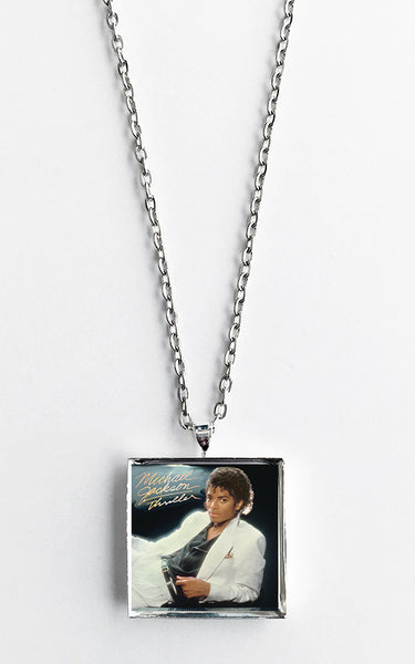 Michael Jackson - Thriller - Album Cover Art Pendant Necklace - Hollee
