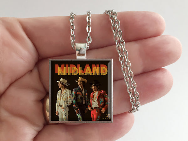 Midland - On the Rocks - Album Cover Art Pendant Necklace - Hollee