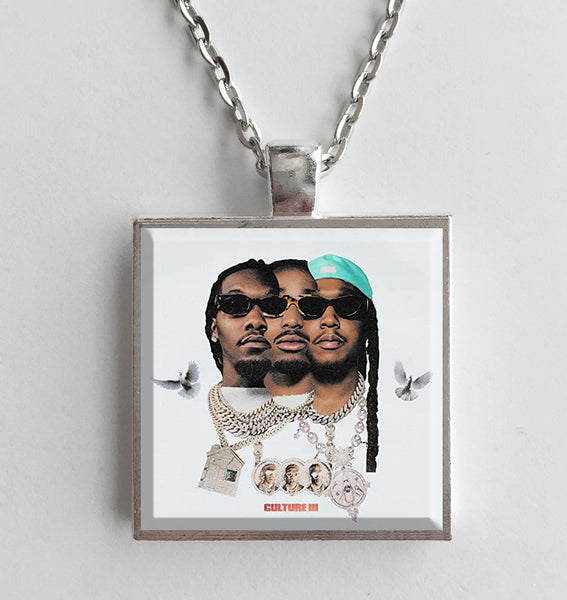 Migos - Culture III - Album Cover Art Pendant Necklace