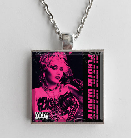 Miley Cyrus - Plastic Hearts - Album Cover Art Pendant Necklace