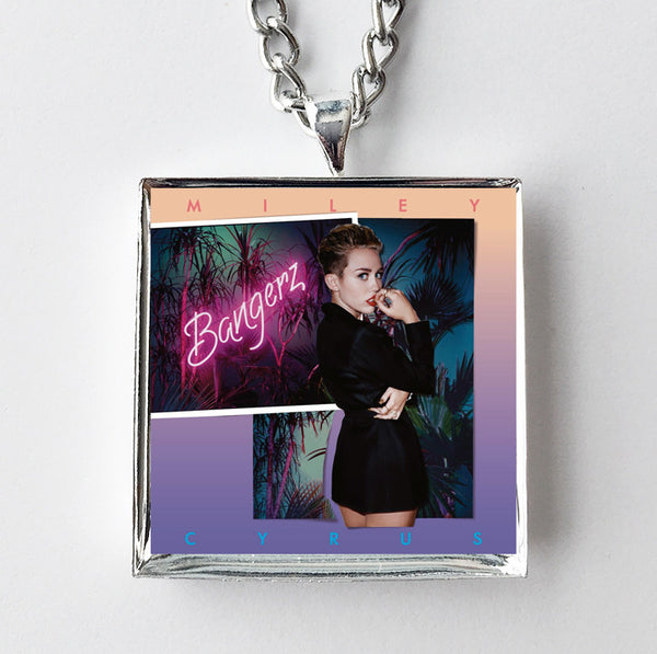 Miley Cyrus - Bangerz - Album Cover Art Pendant Necklace - Hollee