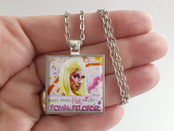 Nicki Minaj - Pink Friday Roman Reloaded - Album Cover Art Pendant Necklace - Hollee