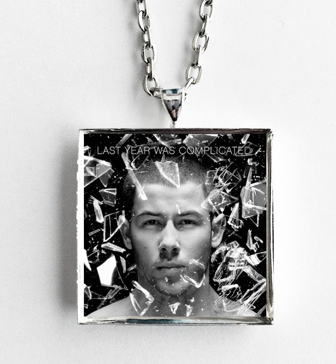 Nick Jonas - Last Year Was Complicated - Album Cover Art Pendant Necklace - Hollee